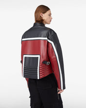 Load image into Gallery viewer, Leather Racing Jacket