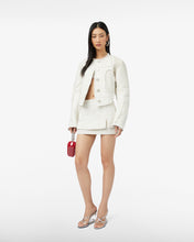 Load image into Gallery viewer, Tweed Leather Jacket