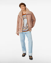 Load image into Gallery viewer, Shearling Jacket | Unisex Coats & Jackets Beige | GCDS®