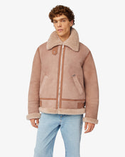 Load image into Gallery viewer, Shearling Jacket | Unisex Coats & Jackets Beige | GCDS®