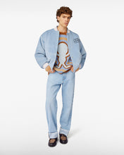 Carica l'immagine nel visualizzatore di Gallery, Graffiti-Logo Varsity Bomber | Unisex Coats & Jackets Light Blue | GCDS®