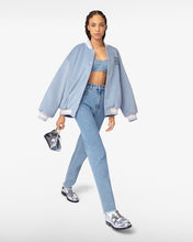 Carica l'immagine nel visualizzatore di Gallery, Graffiti-Logo Varsity Bomber | Unisex Coats & Jackets Light Blue | GCDS®