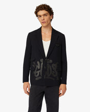 Load image into Gallery viewer, Gcds Graffiti Single Breasted Blazer | Unisex Coats & Jackets Black | GCDS®