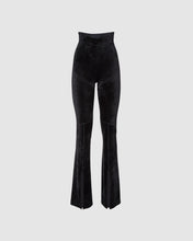 Load image into Gallery viewer, Stretch velvet trousers: Women Trousers Black | GCDS