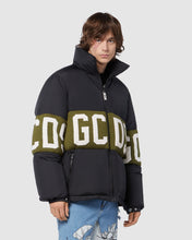 Carica l'immagine nel visualizzatore di Gallery, Gcds logo band puffer jacket: Men Outerwear Military Green | GCDS