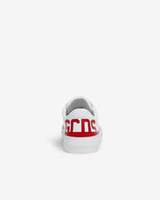 Load image into Gallery viewer, Leather Logo Sneakers : Men Shoes Red | GCDS
