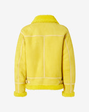 Load image into Gallery viewer, Shearling Jacket | Unisex Coats & Jackets Yellow | GCDS®