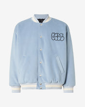 Carica l'immagine nel visualizzatore di Gallery, Graffiti-Logo Varsity Bomber | Unisex Coats & Jackets Light Blue | GCDS®