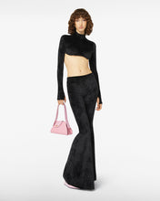 Load image into Gallery viewer, Velvet Top | Women Tops Black | GCDS®