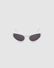 Carica l'immagine nel visualizzatore di Gallery, GD024 CAT-EYE SUNGLASSES: Unisex Sunglasses White | GCDS