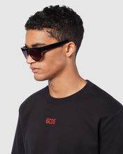 Carica l'immagine nel visualizzatore di Gallery, GD025 GEOMETRIC SUNGLASSES: Unisex Sunglasses Black | GCDS