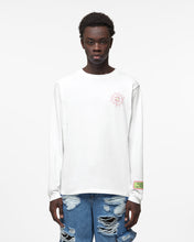 Carica l'immagine nel visualizzatore di Gallery, Surfing Wirdo Printed Long Sleeves T-Shirt : Men T-shirts White | GCDS Spring/Summer 2023