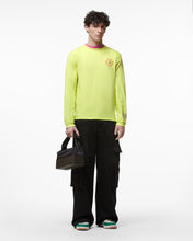 Carica l'immagine nel visualizzatore di Gallery, Surfing Wirdo Printed Long Sleeves T-Shirt : Men T-shirts Lime | GCDS Spring/Summer 2023