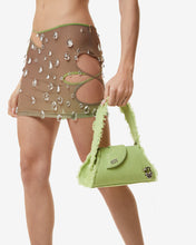 Load image into Gallery viewer, Comma Denim Small Bag : Women Bags Lime | GCDS Spring/Summer 2023