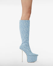 Load image into Gallery viewer, Pole Gcds Monogram Denim Boots
