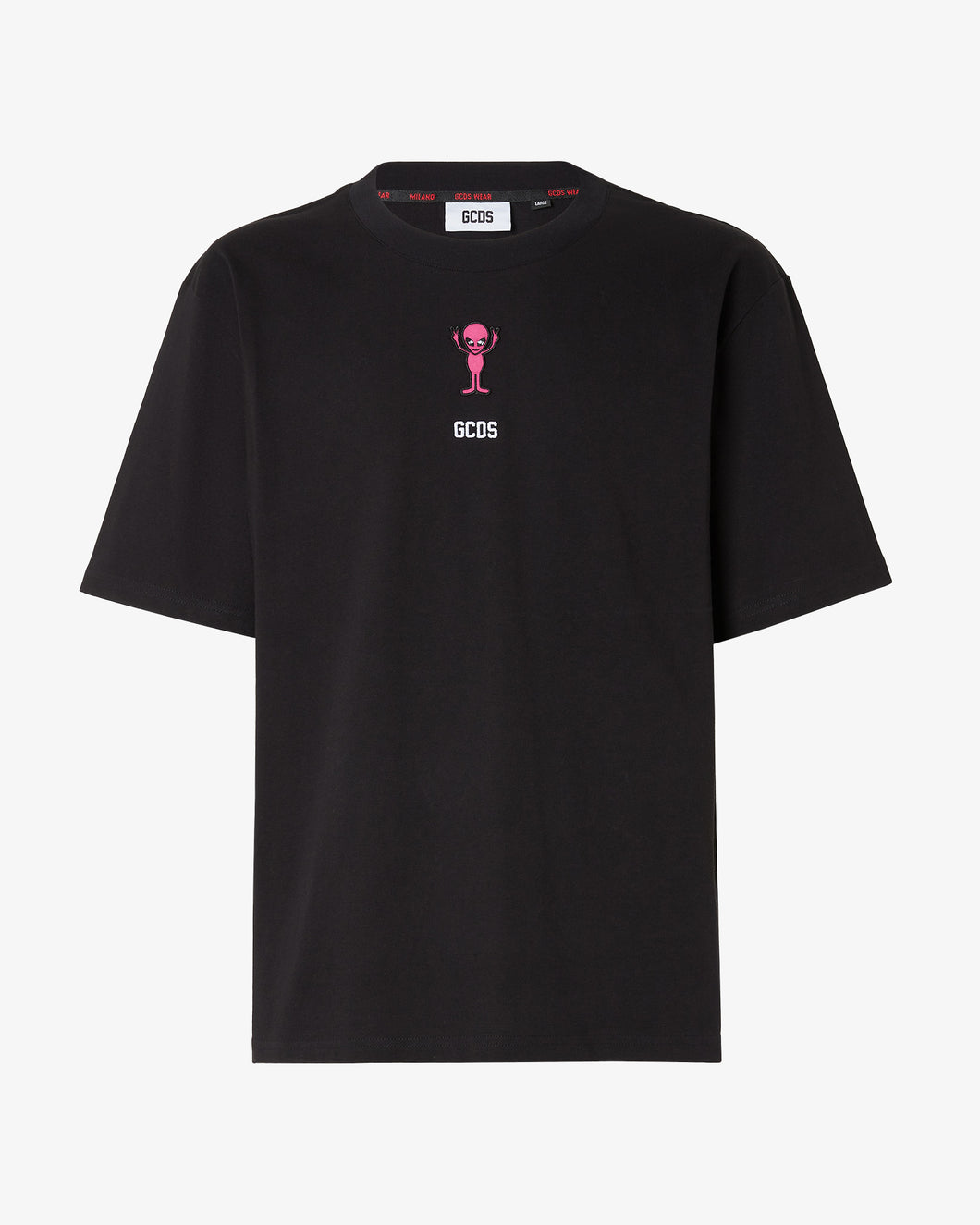 Wirdo Win Regular T-Shirt | Men T-shirts Black | GCDS®