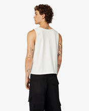 Load image into Gallery viewer, Bling Gcds Ribbed Tank Top | Men T-shirts White | GCDS®
