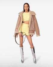 Load image into Gallery viewer, Shearling Jacket | Unisex Coats &amp; Jackets Beige | GCDS®
