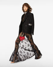 Carica l&#39;immagine nel visualizzatore di Gallery, Double Breasted Tweed Blazer | Unisex Coats &amp; Jackets Black | GCDS®
