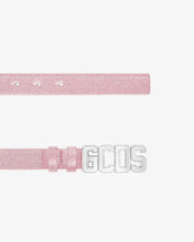 Carica l&#39;immagine nel visualizzatore di Gallery, Glitter Logo Belt | Women Belts Pink | GCDS®
