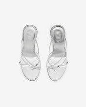Load image into Gallery viewer, Morso Thong Sandals | Women Sandals Silver | GCDS®
