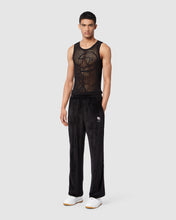Load image into Gallery viewer, Bliss logo velvet track pants: Men Trousers Black | GCDS

