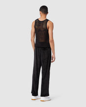 Load image into Gallery viewer, Bliss logo velvet track pants: Men Trousers Black | GCDS
