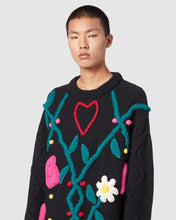 Carica l&#39;immagine nel visualizzatore di Gallery, Embroidered puffy sweater: Unisex Knitwear Multicolor | GCDS
