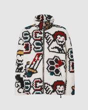 Carica l&#39;immagine nel visualizzatore di Gallery, Plush wool blend jacket: Men Outerwear Multicolor | GCDS
