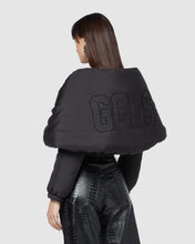 Carica l&#39;immagine nel visualizzatore di Gallery, Gcds nylon over padded shawl: Women Outerwear Black | GCDS
