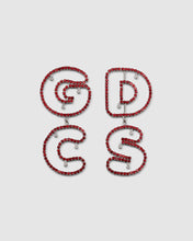 Load image into Gallery viewer, Bling bloody logo earrings: Women Jewelry Red | GCDS
