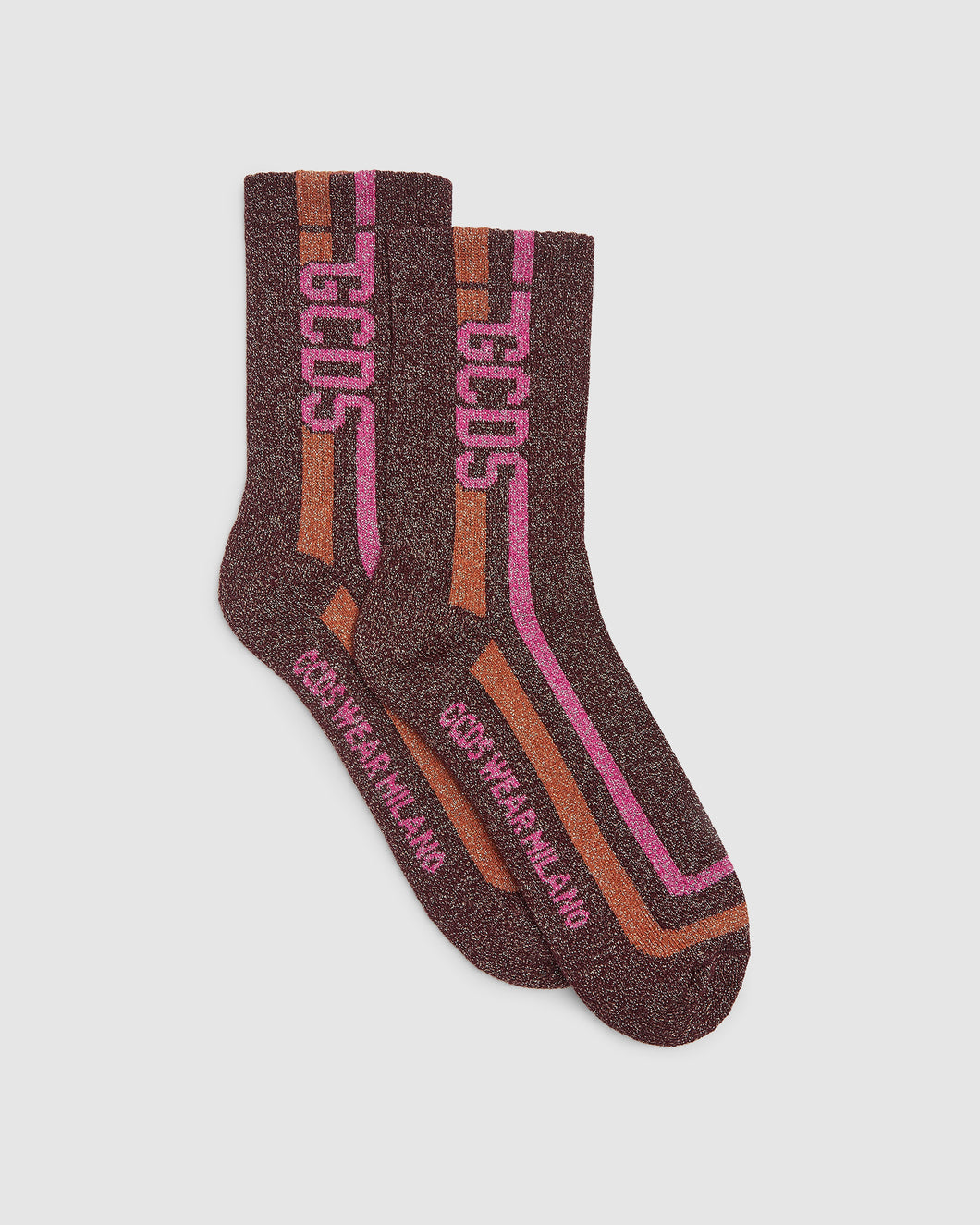 Roundy Gcds lurex socks: Unisex Socks Multicolor | GCDS