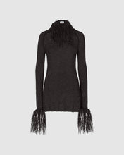 Carica l&#39;immagine nel visualizzatore di Gallery, Fluffy knit dress: Women Dress Black | GCDS

