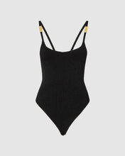 Carica l&#39;immagine nel visualizzatore di Gallery, Lurex bodysuit: Women Bodysuits Black | GCDS
