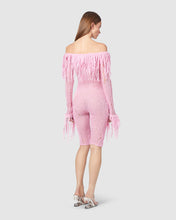 Load image into Gallery viewer, Fluffy knit jumpsuit: Women Dress Pink | GCDS
