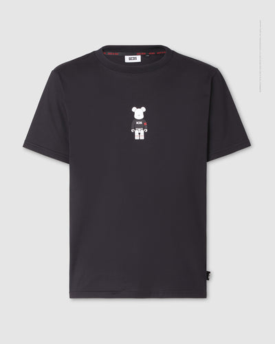 GCDS x Be@rbrick T-shirt: Unisex T-shirts Black | GCDS