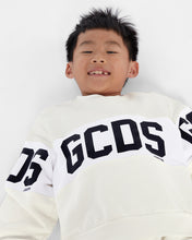 Load image into Gallery viewer, GCDS logo band Crewneck: Unisex  Hoodie and tracksuits  Off white | GCDS
