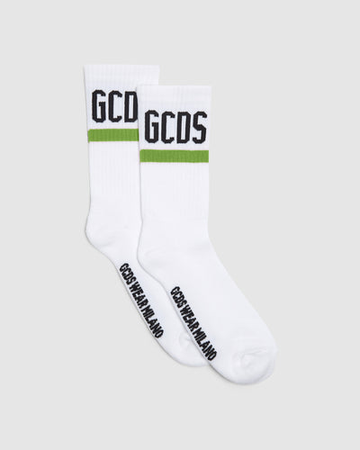 Gcds logo socks: Unisex Socks Green | GCDS