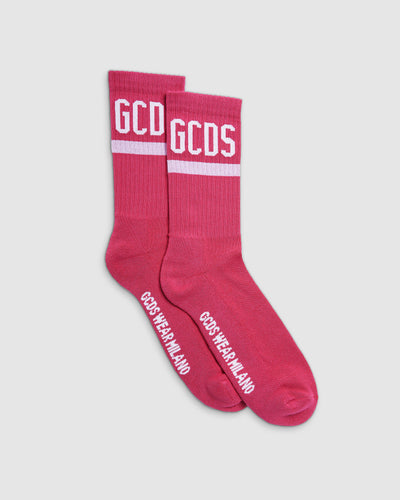 Gcds logo socks: Unisex Socks Coral | GCDS
