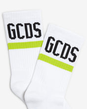 Carica l&#39;immagine nel visualizzatore di Gallery, Gcds Logo Socks : Unisex Socks Lime | GCDS
