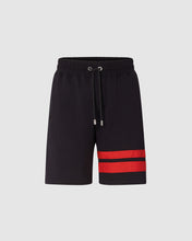 Load image into Gallery viewer, Gcds logo regular sweatshorts: Men Trousers Black | GCDS
