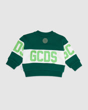 Carica l&#39;immagine nel visualizzatore di Gallery, Baby Gcds Logo band Hoodie: Unisex Hoodie and tracksuits Green | GCDS
