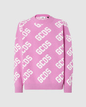 Load image into Gallery viewer, Gcds monogram jacquard sweater: Unisex Knitwear Fuchsia | GCDS
