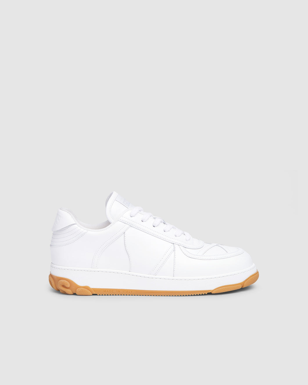 Leather Nami sneakers: Men Shoes White | GCDS