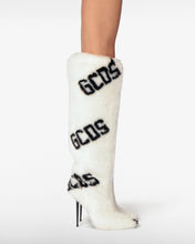 Load image into Gallery viewer, Faux Fur Logo Boots | Women Boots White | GCDS®
