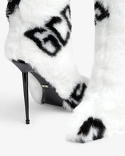 Load image into Gallery viewer, Faux Fur Logo Boots | Women Boots White | GCDS®
