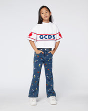 Carica l&#39;immagine nel visualizzatore di Gallery, Crop GCDS logo t-shirt: Girl T-Shirts  White | GCDS
