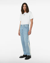 Load image into Gallery viewer, Ripped Wide Laser Denim Trousers | Men Trousers Light Blue | GCDS®
