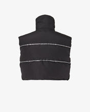Carica l&#39;immagine nel visualizzatore di Gallery, Bling Gcds Puffer Vest | Women Coats &amp; Jackets Black | GCDS®
