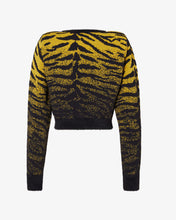 Load image into Gallery viewer, Zebra Lurex Jacquard Sweater | Women Knitwear Multicolor | GCDS®
